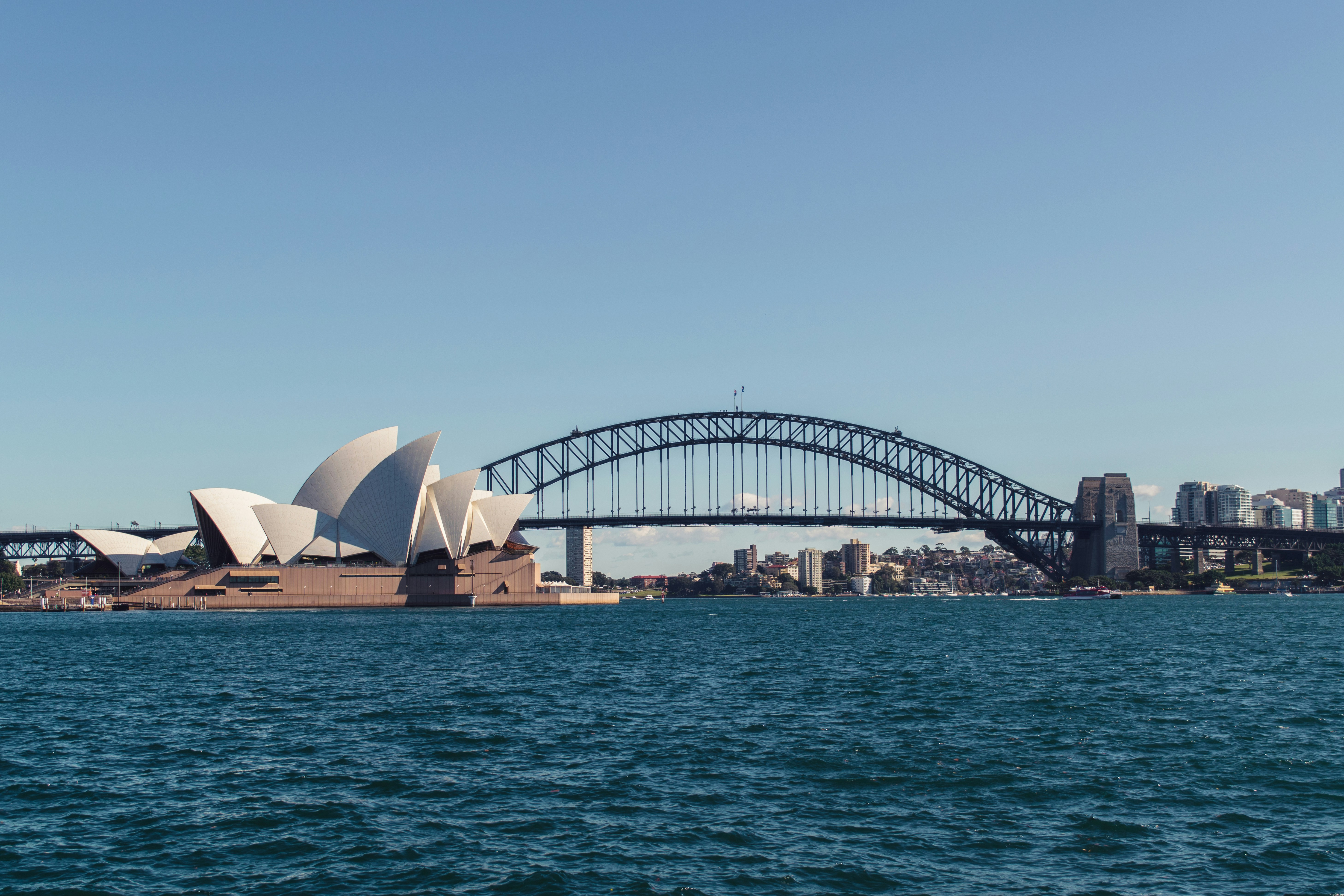 Bridge skyline background